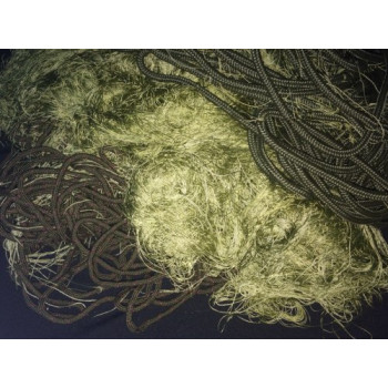 90мм; 29tex*4-2,0м-25м Трехстенная капроновая сеть (верх 50г/м; низ 100г/м)